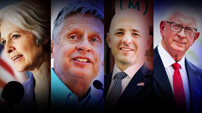 Trump dan Clinton selalu mewarnai pemberitaan soal pilpres AS. Tak banyak yang tahu bahwa ada empat capres AS lain yang kurang mendapat sorotan.