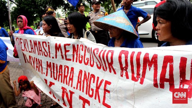 Ahok-Djarot menegaskan, tak ada opsi penataan kawasan pesisir selain reklamasi karena penduduk di utara Jakarta selalu menghadapi bencana dari tiga sudut.