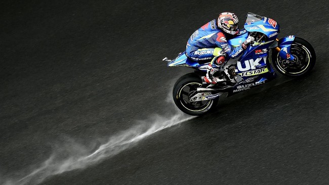 Maverick Vinales menyebut Suzuki tak membebankan target besar kepadanya sehingga ia bisa berkembang pesat sebagai pebalap.
