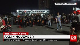 Situasi Demo di Penjaringan