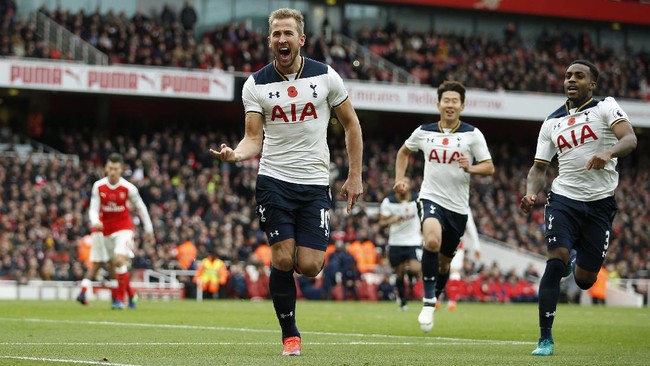 Harry Kane berhasil membayar kepercayaan Mauricio Pochettino yang menurunkannya sejak menit pertama pada laga lawan Arsenal.