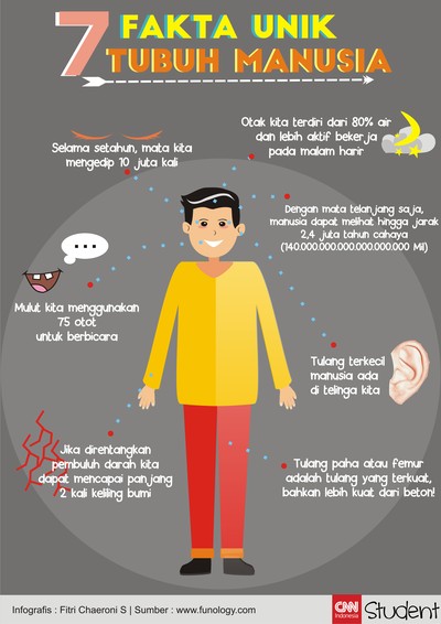 7 Fakta Unik Tentang Tubuh Manusia yang Perlu Kamu Tahu