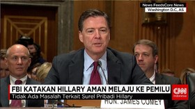 Hillary Bebas Dakwaan Skandal Email Pribadi