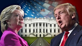 Pertarungan Trump dan Clinton Incar Kursi Gedung Putih