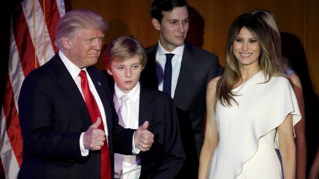 Donald Trump Pindah Ke Gedung Putih Tanpa Istri Dan Anaknya
