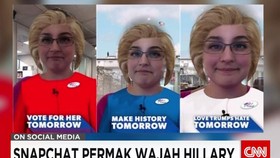 Snapchat Keluar Filter Hillary Clinton