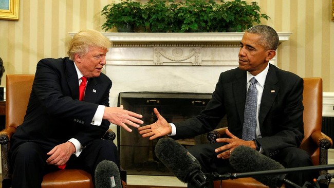 Dilantiknya Donald Trump sebagai presiden Amerika Serikat turut menandai peralihan akun @POTUS dari Barack Obama, termasuk followernya.
