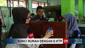 Inovasi Kunci Rumah Menggunakan E-KTP