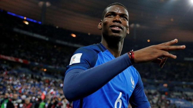Pelatih Perancis Didier Deschamps memuji kinerja Paul Pogba secara keseluruhan bukan hanya karena menyumbang gol ke gawang Swedia.