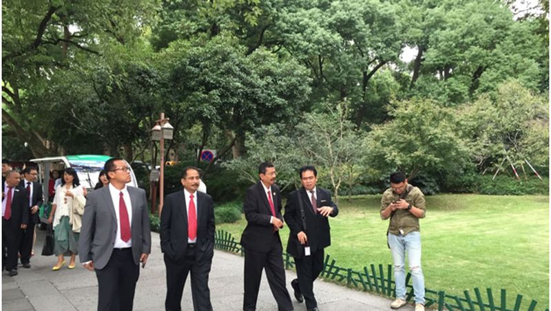 Menpar Arief Yahya berkesempatan berbincang akrab dengan Chairmen China National Tourism Administratrion (CNTA).