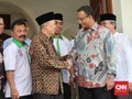Bertemu Hamzah Haz, Anies Klaim Tak Minta Dukungan Politik