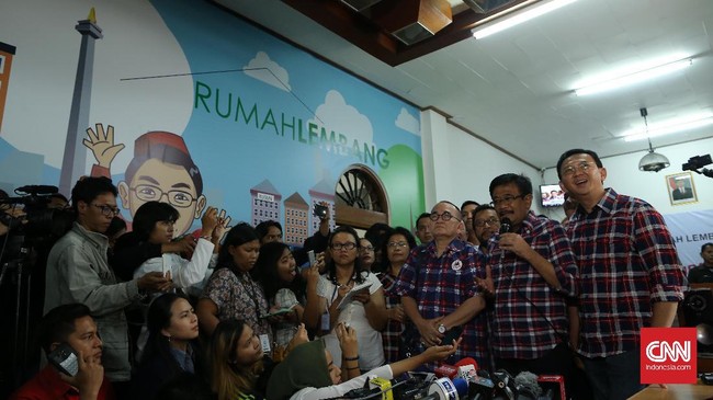 Tim pemenangan Ahok-Djarot mengeluarkan tiga keputusan, yaitu partai pengusung tetap solid, tak akan ajukan praperadilan, dan menyusun strategi kemenangan.