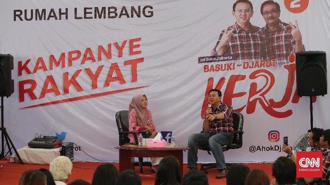 Melalui menantunya, Hamzah Haz memberikan dukungan kepada Ahok. Dia meminta agar Ahok tetap menjaga integritas dalam memimpin Jakarta.