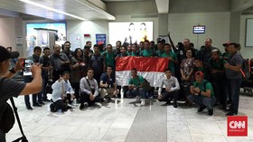 Timnas Indonesia Bungkam Usai Tiba di Filipina