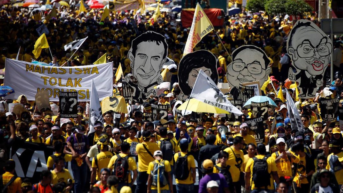 Aksi Bersih, Ribuan Warga Tuntut PM Malaysia Mundur
