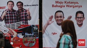 KPU DKI Tiadakan Pemasangan Peraga Kampanye Putaran Dua