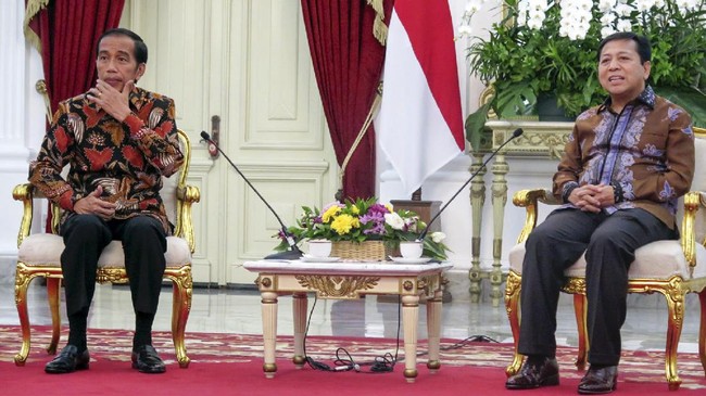Setya Novanto menilai pertemuan Jokowi dengan SBY bisa memperbaiki situasi politik Indonesia saat ini.