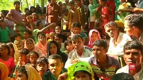 Kabur dari Pembunuhan, Warga Myanmar Padati Pengungsian