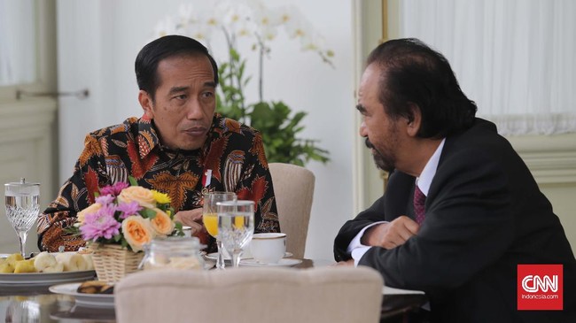 Ketum NasDem Surya Paloh mengaku akan bertemu kembali dengan Jokowi dalam waktu dekat setelah dirinya mendeklarasikan Anies Baswedan sebagai capres 2024.