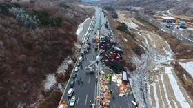 Tabrakan Beruntun 56 Mobil di China, 17 Orang Tewas