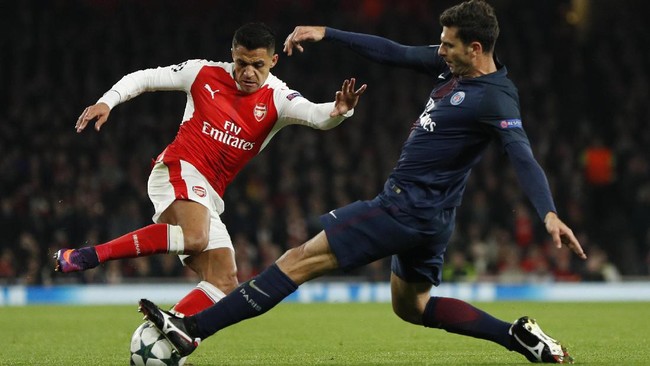 Selain imbang dengan skor 2-2, Arsenal dan Paris Saint-Germain sama-sama mencetak satu gol bunuh diri.