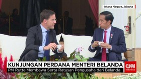 Pertemuan Presiden Joko Widodo Dengan PM Belanda
