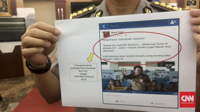 Pakar hukum Unpar Agustinus Pohan menilai, kasus Buni Yani muncul karena rendahnya kesadaran masyarakat mengenai aturan berekspresi di dunia maya.
