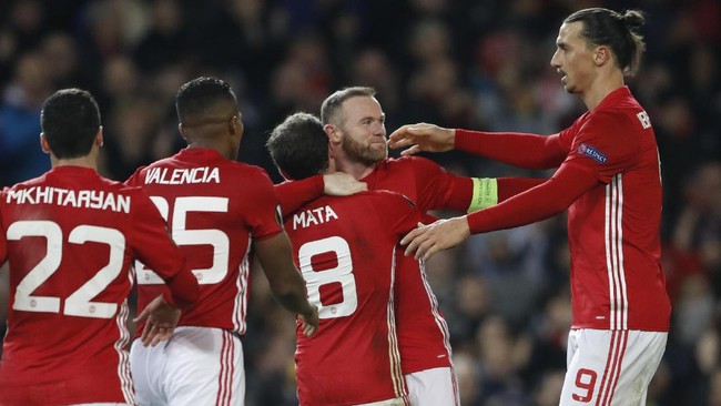 Potret Pesta Gol Manchester United di Old Trafford