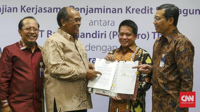 Askrindo akan memberikan penjaminan KSM atas risiko peristiwa yang menyebabkan debitur tidak dapat memenuhi kewajibannya kepada bank Mandiri.