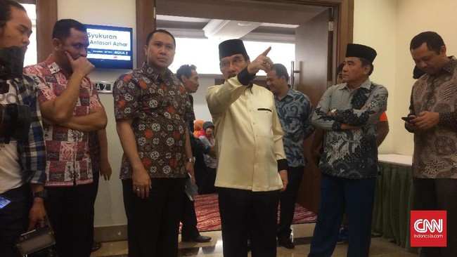 Mantan Ketua KPK Antasari Azhar mengaku tak punya masalah dengan SBY. Ia menegaskan acara syukuran ini bukan untuk menghadirkan polemik baru.