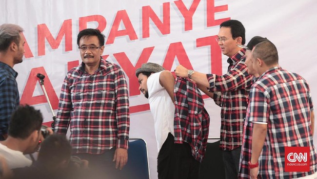 Djarot Saiful Hidayat optimistis memenangkan Pilkada DKI 2017 bersama Gubernur DKI Jakarta nonaktif Basuki Tjahja Purnama.