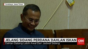 Dahlan Iskan Jalani Sidang Perdana Korupsi PT PWU