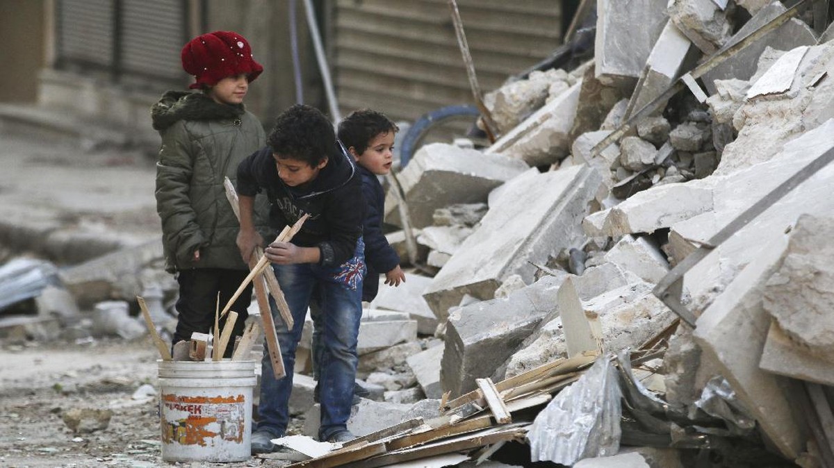 Konflik Terus Berkecamuk, Warga Aleppo Hidup Terpuruk