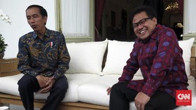 Jokowi Tertawa Disebut Minta PKB Dukung Prabowo-Erick Thohir di 2024