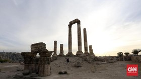 Sepenggal 'Pompeii' di Tanah Yordania