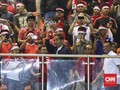 Jokowi 'Nobar' Timnas Indonesia di Bali
