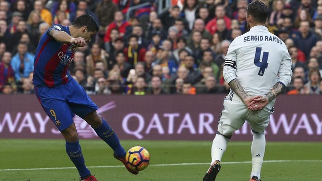 Bek sentral Real Madrid, Sergio Ramos, berhasil menyelamatkan timnya dari kekalahan dalam laga panas, El Clasico, di markas Barcelona.