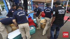 Polisi Tembak Mati WN Nigeria Penyelundup 2.007 Gram Narkotik