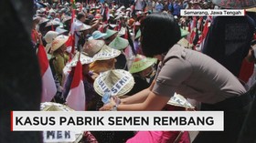 Warga Rembang Tuntut Pabrik Semen Ditutup