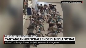 Aksi #BusChallenge di Linimasa Tanah Air