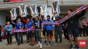 Mendiang Raja 'Pimpin' Timnas Thailand Tiba di Pakansari
