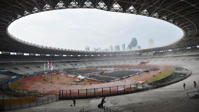 Stadion Utama Gelora Bung Karno tak bisa digunakan sebagai lokasi kampanye Pilkada Jakarta karena sedang menjalani proses renovasi untuk Asian Games 2018.