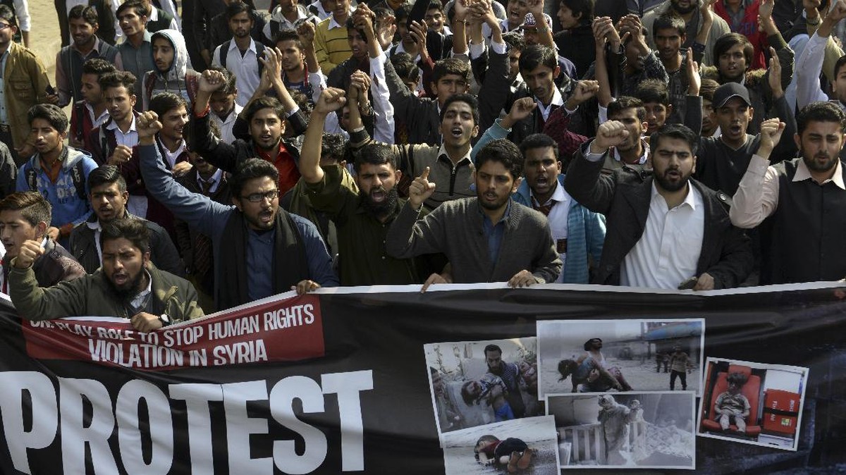 Dari Turki Hingga Inggris, Kejatuhan Aleppo Picu Demonstrasi