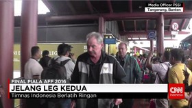 Tiba di Bangkok, Timnas Jalani Latihan Ringan