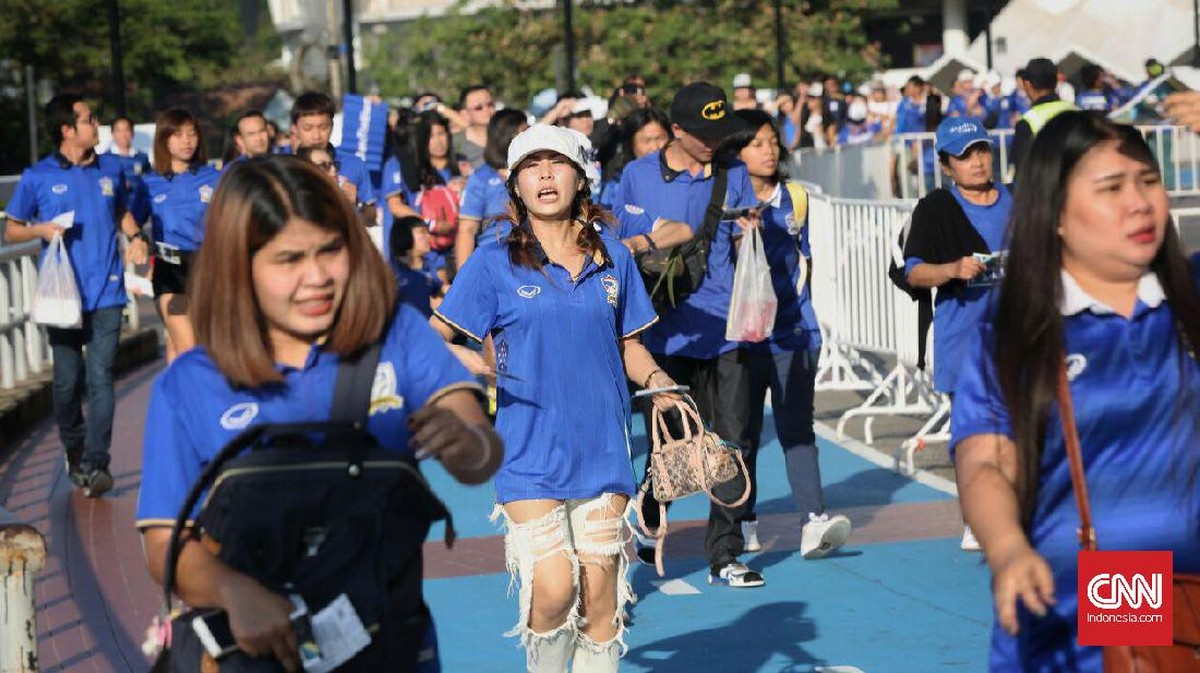 Keriuhan di Rajamangala Jelang Thailand vs Indonesia