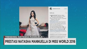 Prestasi Natasha Mannuella di Ajang Miss World 2016