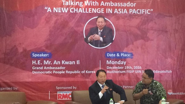 Dubes Luar Biasa Korut untuk Indonesia menilai proses unifikasi Korea bisa berhasil jika Korea Selatan berhenti menggantungkan diri terhadap pengaruh asing.