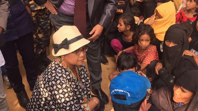 Menlu RI Retno Lestari Priansari Marsudi akan meletakkan batu pertama pembangunan rumah sakit bantuan masyarakat Indonesia di Rakhine, Myanmar, Minggu (19/11).