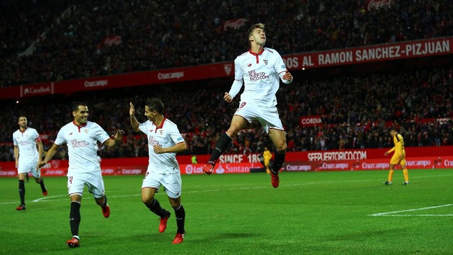 Sevilla menggenggam tiket menuju babak 16 besar Copa del Rey usai menang 9-1 atas Formentera yang membuat mereka unggul agregat 14-2.
