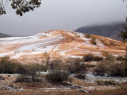 Fenomena Langka Salju Turun di Gurun Terkering Dunia Bikin Syok Ilmuwan